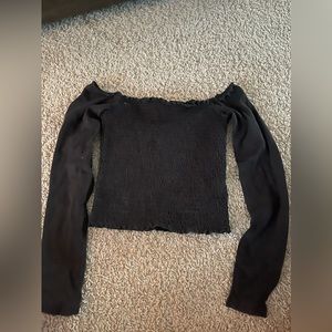 Smocked off the shoulder top